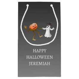 Halloween Pumpkin und Ghost tanzen Kleine Geschenktüte
