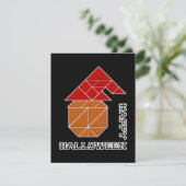 Halloween Pumpkin und Hexenhut Einladung (Stehend Vorderseite)