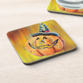 Halloween Pumpkin Untersetzer (Linke Seite)