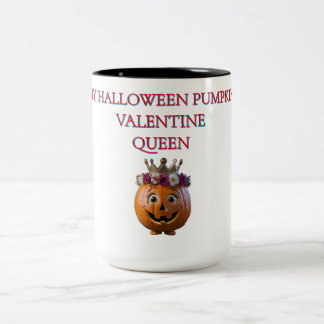 Halloween Pumpkin Valentine Queen Tasse