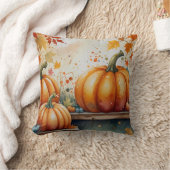Halloween Pumpkin Vibes Design Kissen (Decke)