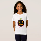 Halloween Pumpkin Vibes Design T - Shirt (Vorne ganz)