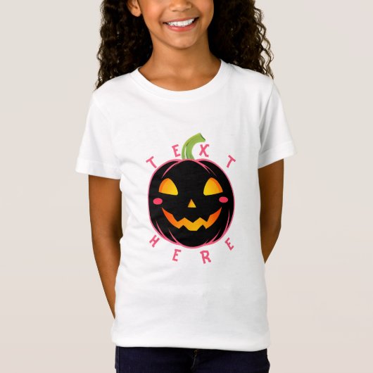 Halloween Pumpkin Vibes Design T - Shirt (Vorderseite)