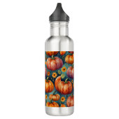 Halloween Pumpkin Vibes Edelstahlflasche (Links)