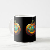Halloween Pumpkin Vibes Kaffeetasse (Vorderseite Links)
