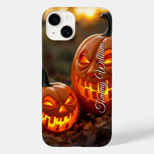 Halloween Pumpkin Vintag Inspiriert Case-Mate iPhone Hülle (Rückseite)