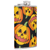 Halloween Pumpkin: Vintages Herbstsymbol Flachmann (Rechts)