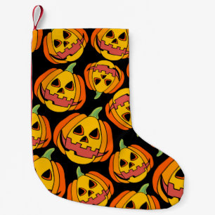 Halloween Pumpkin: Vintages Herbstsymbol Kleiner Weihnachtsstrumpf