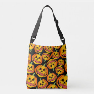 Halloween Pumpkin: Vintages Herbstsymbol Tragetaschen Mit Langen Trägern