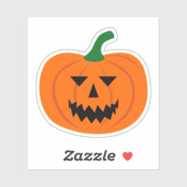 Halloween Pumpkin Vinyl Sticker