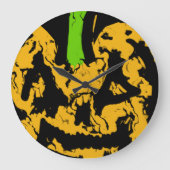Halloween Pumpkin Wall Uhr (Vorderseite)