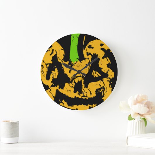 Halloween Pumpkin Wall Uhr (Zuhause)