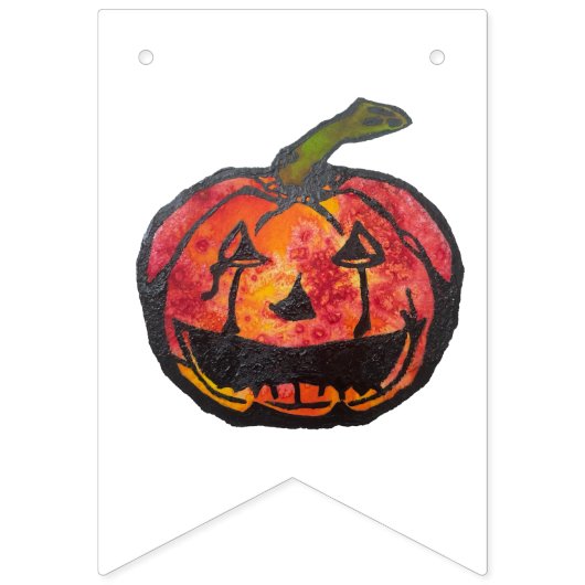 Halloween Pumpkin Wimpelkette (Erste Fahne)