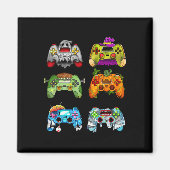 Halloween Pumpkin Witch Gaming Controller Zombie Magnet (Vorne)