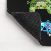 Halloween Pumpkin Witch Gaming Controller Zombie Mousepad (Ecke)