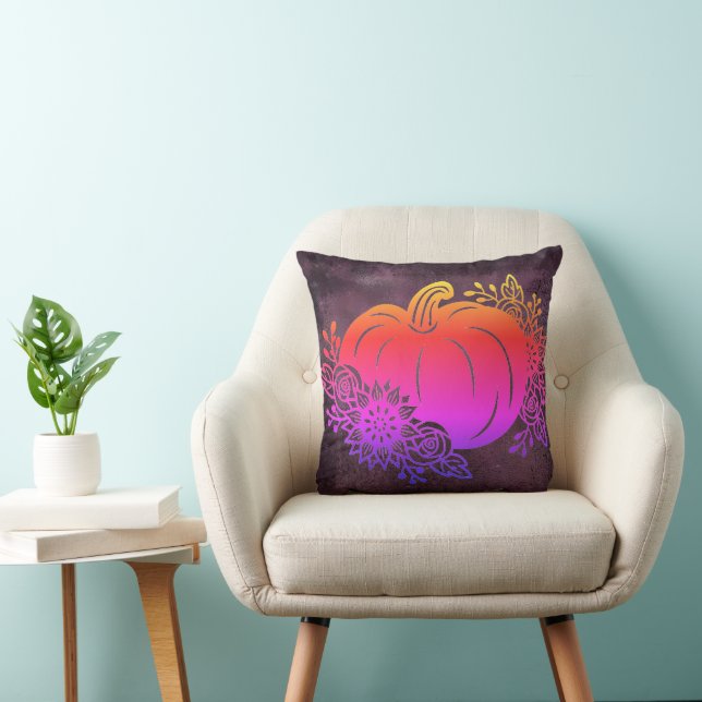 Halloween Pumpkin Wohngestaltung Throw Kissen (Stuhl )