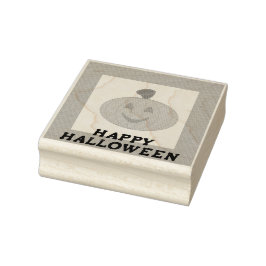Halloween Pumpkin Wood Art Briefmarke Gummistempel