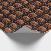Halloween Pumpkin Wrapping Paper Geschenkpapier (Ecke)
