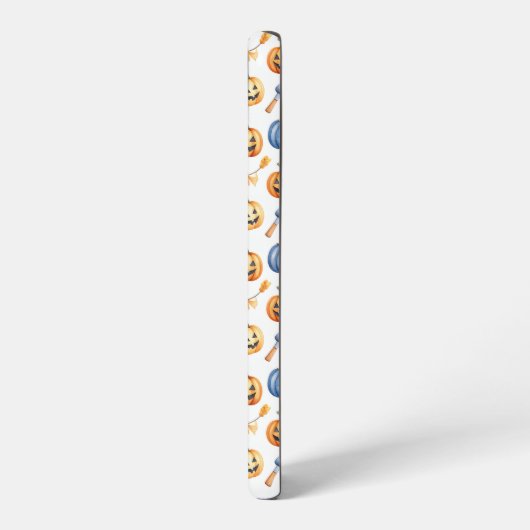 Halloween Pumpkins and Brooms Pattern Samsung Galaxy Hülle (Linke Seite)