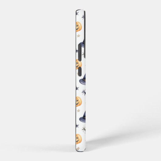 Halloween Pumpkins and Witch Hats Pattern Samsung Galaxy Hülle (Rechte Seite)