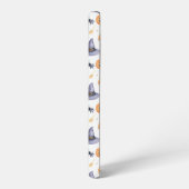 Halloween Pumpkins and Witch Hats Pattern Samsung Galaxy Hülle (Linke Seite)