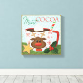 Halloween Pumpkins auf dem Friedhof Leinwanddruck (Insitu (Holzboden))