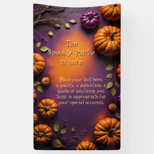 Halloween Pumpkins Banner (Vertikal)