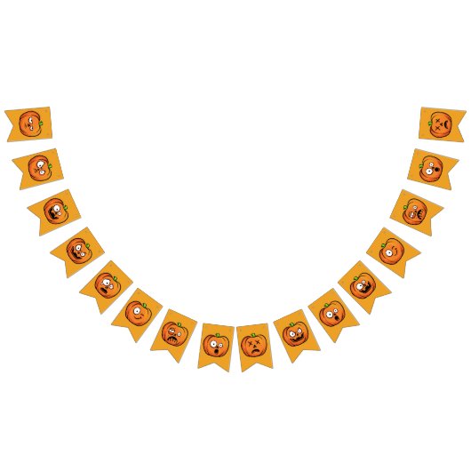 Halloween Pumpkins-Banner Wimpelkette (Alle)