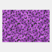 HALLOWEEN PUMPKINS BATTE & SKULLS GESCHENKPAPIER SET (Vorderseite)