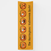 Halloween Pumpkins benutzerdefinierte Textbanner 2 Banner (Vertikal)