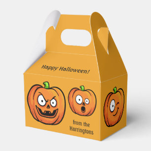 Halloween Pumpkins benutzerdefiniertes Textfeld Geschenkschachtel