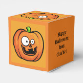 Halloween Pumpkins benutzerdefiniertes Textfeld Geschenkschachtel (Rückseite)