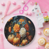 Halloween Pumpkins-Blume Pappteller (Party)