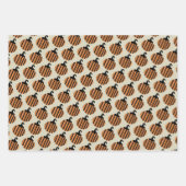 Halloween Pumpkins Boho Wrapping Paper Sheets Geschenkpapier Set (Vorderseite 2)
