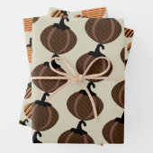 Halloween Pumpkins Boho Wrapping Paper Sheets Geschenkpapier Set (Beispiel)