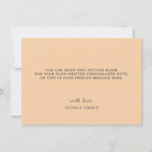 Halloween Pumpkins Boo Dankeskarte (Rückseite)