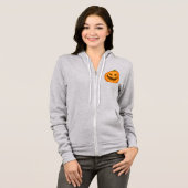 Halloween Pumpkins & Candy Zip Hoodie (Vorne ganz)