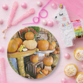 Halloween Pumpkins Display Party Paper Teller (Party)