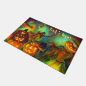 Halloween Pumpkins Doormat Fußmatte (Schrägansicht)