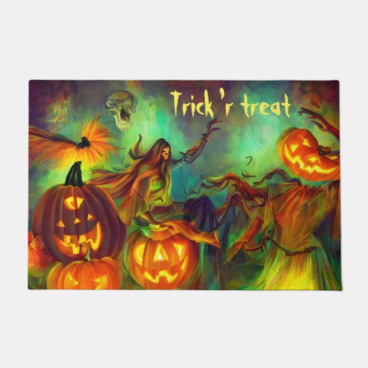 Halloween Pumpkins Doormat Fußmatte (Vorderseite)