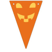Halloween Pumpkins Dreieck Party Bunt Banner (Zweite Fahne)