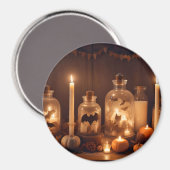 Halloween Pumpkins Fledermäuse Niedliche heiße, fe Magnet (Vorderseite/Rückseite)