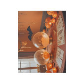 Halloween Pumpkins Fledermäuse Niedliche heiße, fe Notizblock (Rotiert)