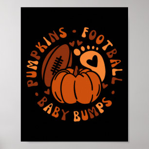 Halloween Pumpkins Football-Baby-Kostüm Poster