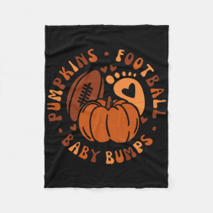 Halloween Pumpkins Footbyll Byby Herbst Herbst Cos Fleecedecke