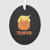Halloween Pumpkins Funny Trumpkin Ornament (Vorderseite)