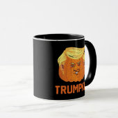 Halloween Pumpkins Funny Trumpkin Tasse (VorderseiteRechts)