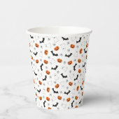 Halloween Pumpkins | Geister | Fledermäuse Papierk Pappbecher (Links)