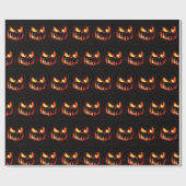 Halloween Pumpkins Geschenkpapier (Flach)