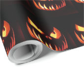 Halloween Pumpkins Geschenkpapier (Rolleneckpunkt)